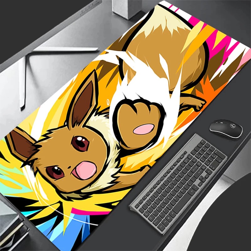 Gaming Keyboard Affordable - P-Pokemon Eevee Anime Gaming Mouse Pad,
