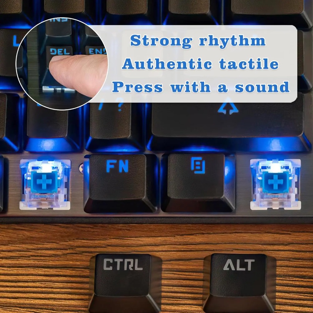 1-150Pcs 3 Pin DIY Mechanical  - Gaming Keyboard Blue recension och pris