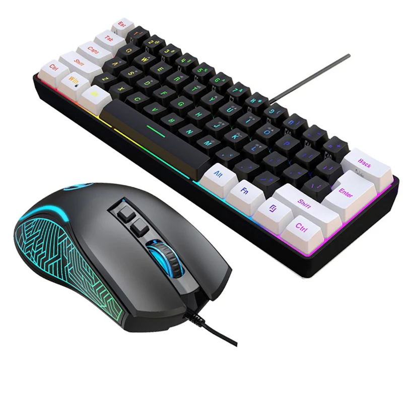 Keyboard and Mouse 60% Compute - Gaming Keyboard And Mouse Combo Wireless recension och pris