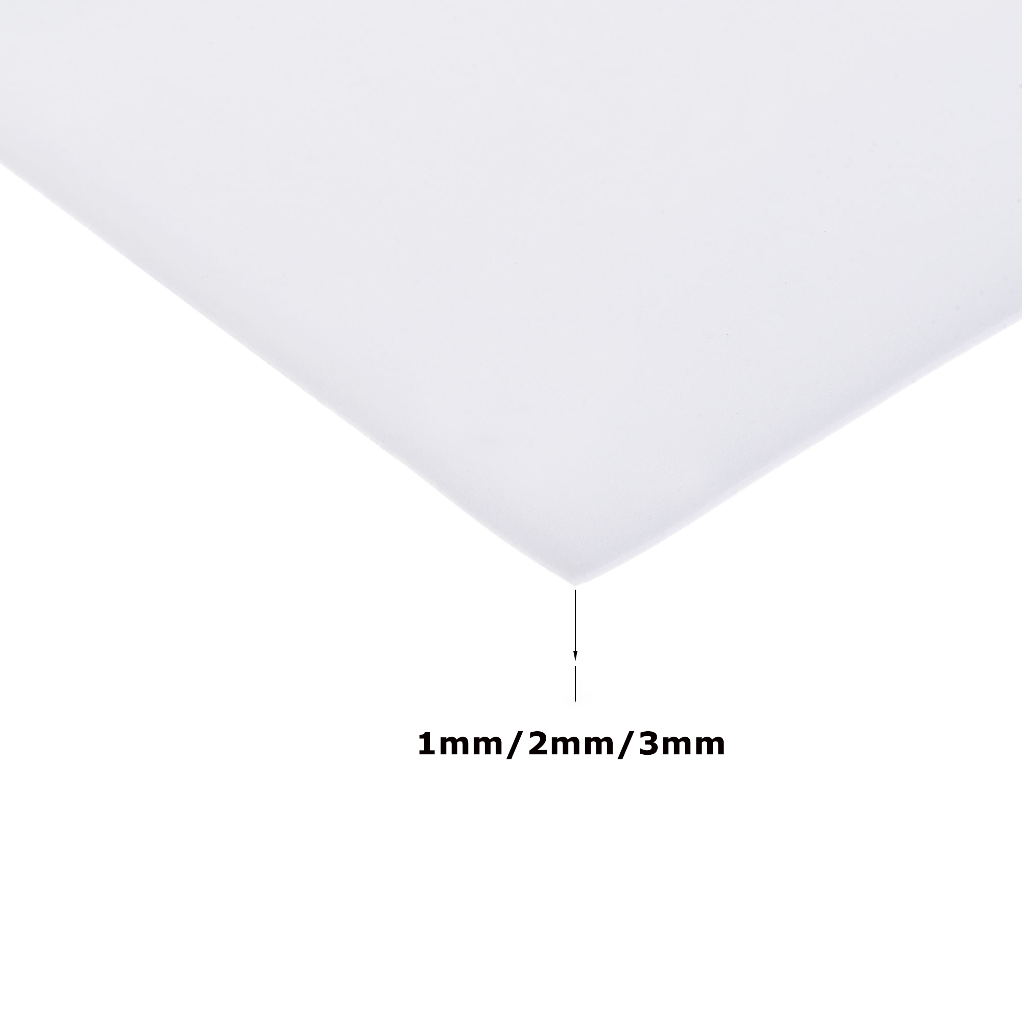 1pcs 1/2/3mm Thickness White E - Polyurethane Foam Sheet recension och pris