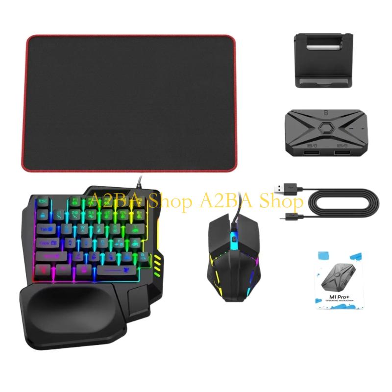 A2BA Wireless Mobile Keyboard  - Gaming Keyboard And Mouse Converter For Mobile recension och pris
