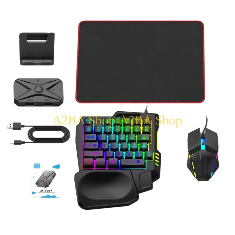 A2BA Wireless Mobile Keyboard  - Gaming Keyboard And Mouse Converter For Mobile recension och pris