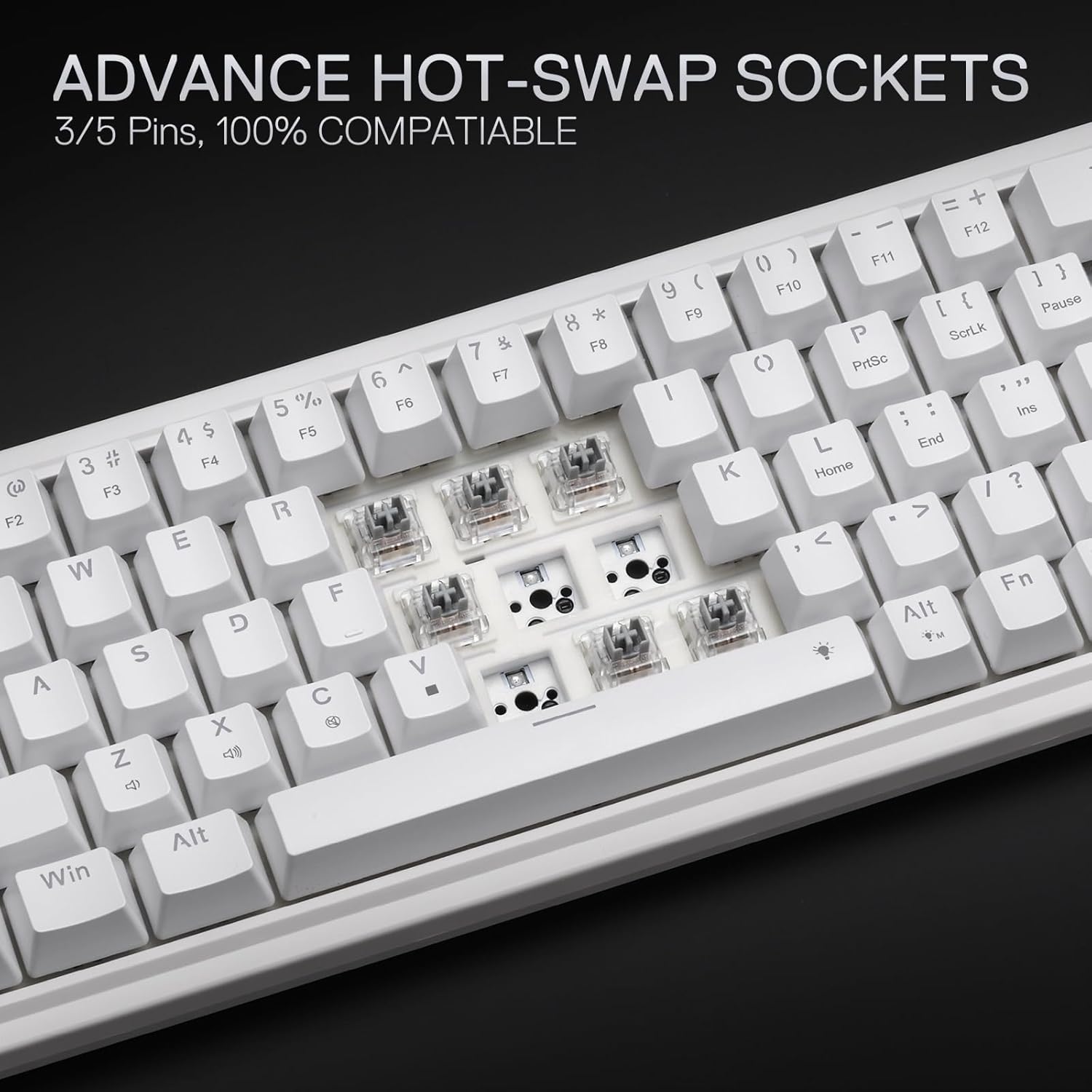 Redragon K709 65% Wired Gasket - Gaming Keyboard No Noise recension och pris
