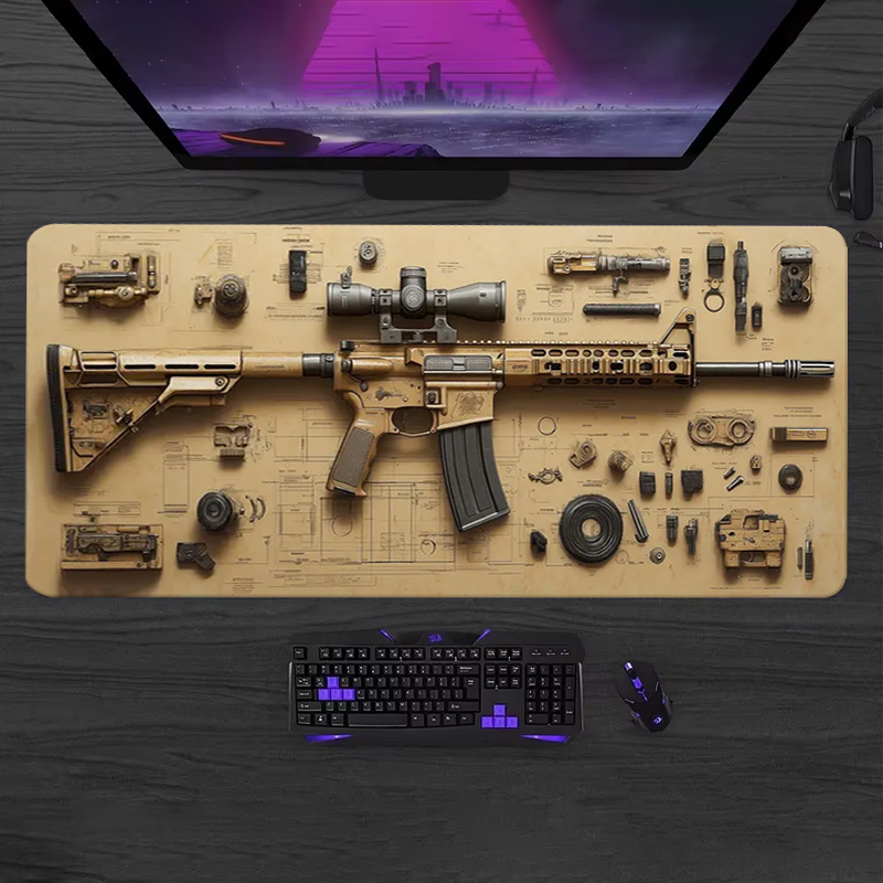 Parts Disassemble Soft Gaming  - Gaming Keyboard And Mouse Pad recension och pris