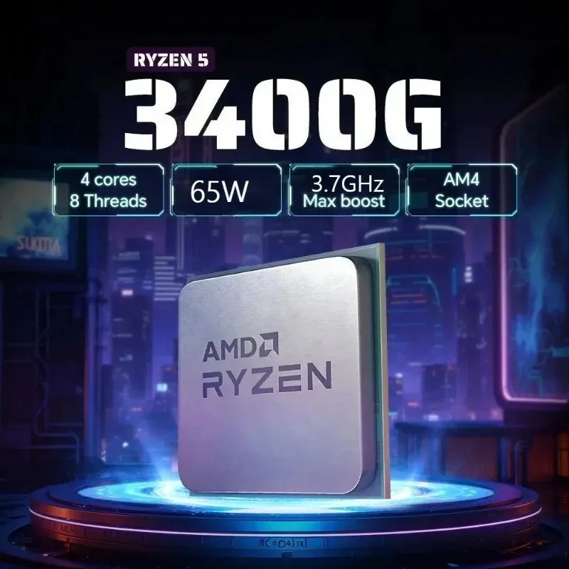 AMD Ryzen 5 3400G 4 Core 8 Thr - Amd Cpu Ryzen 5 recension och pris