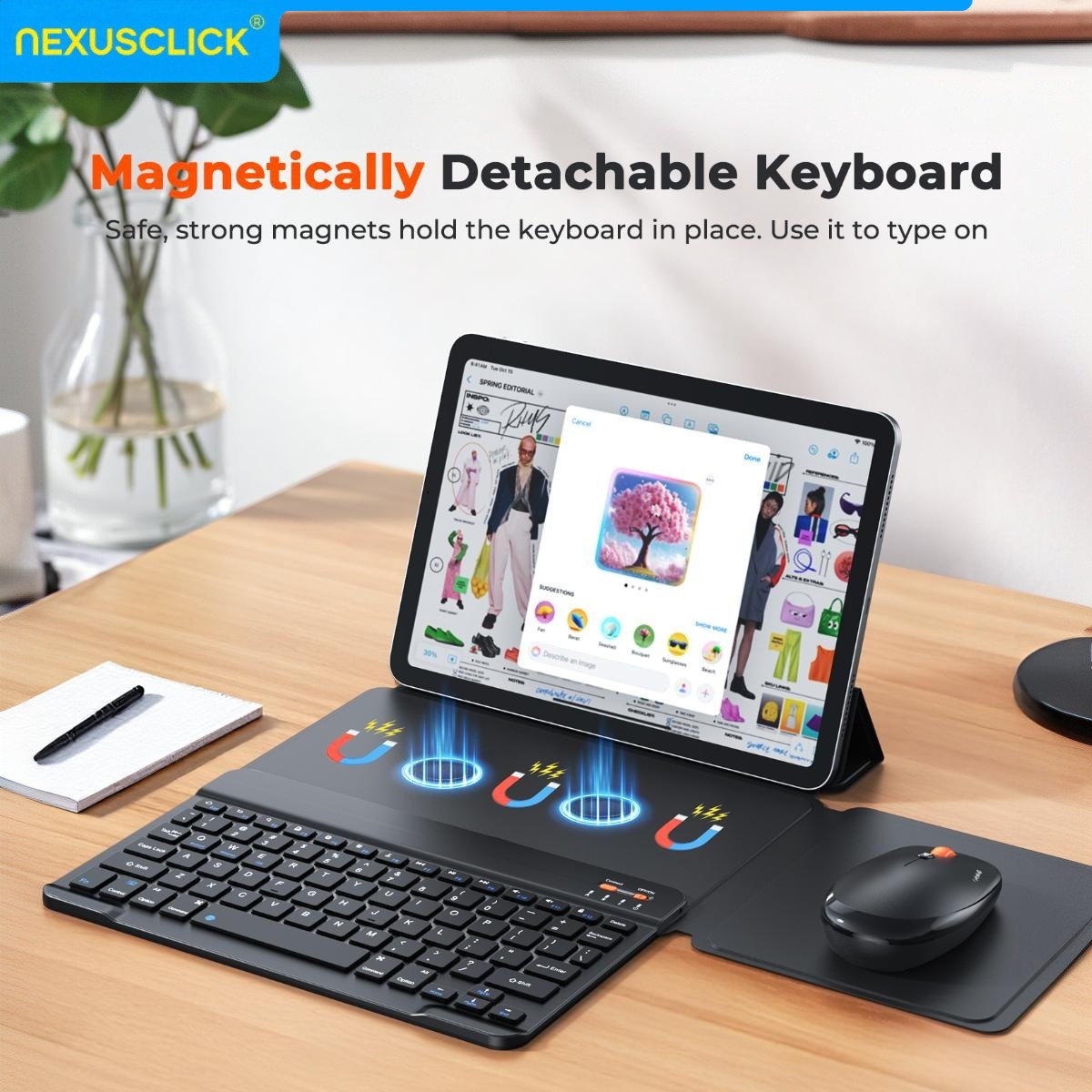 NexusClick Bluetooth Keyboard  - Gaming Keyboard And Mouse Combo Wireless recension och pris