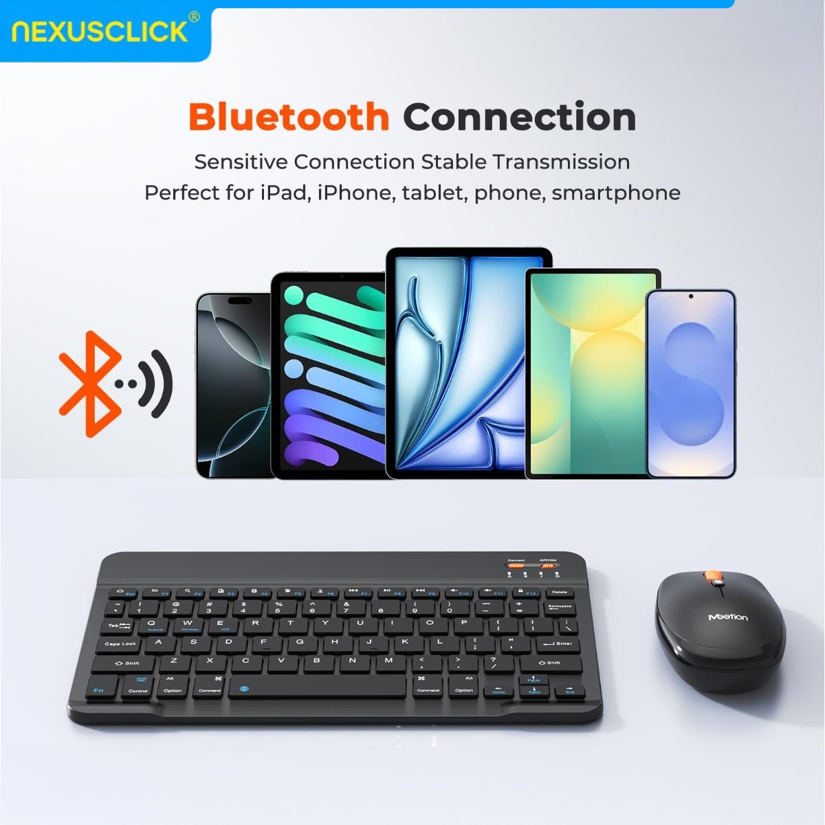 NexusClick Bluetooth Keyboard  - Gaming Keyboard And Mouse Combo Wireless recension och pris