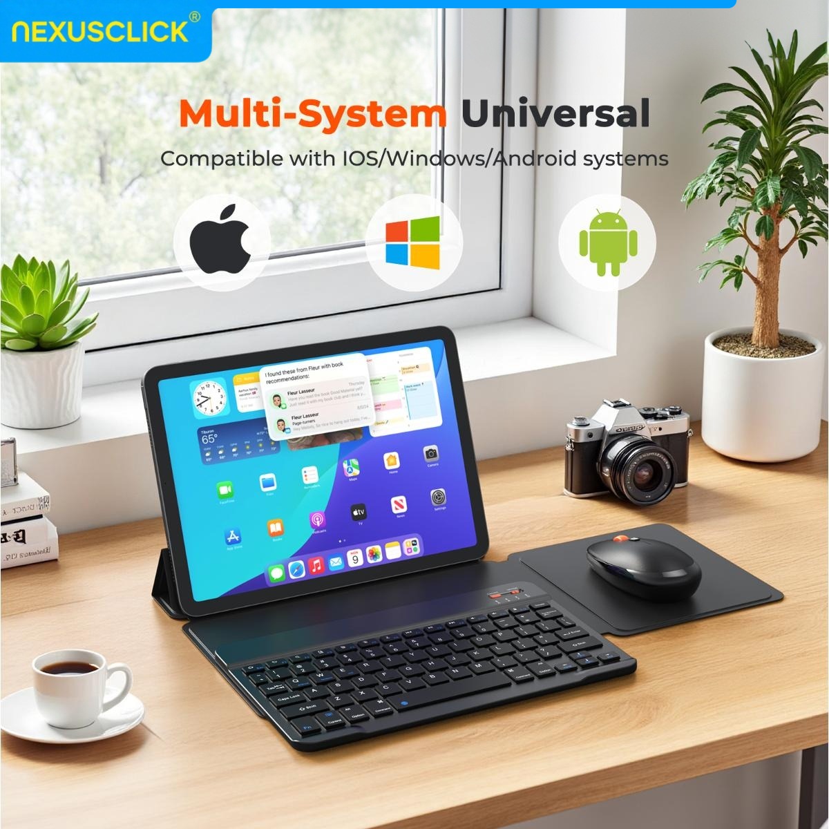 NexusClick Bluetooth Keyboard  - Gaming Keyboard And Mouse Combo Wireless recension och pris