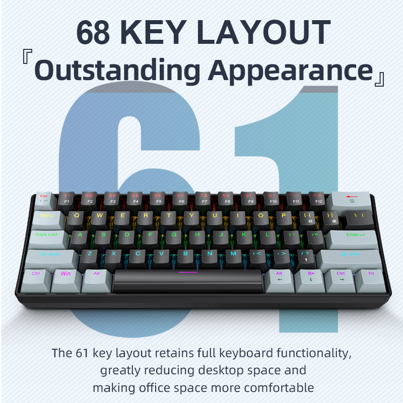 APAYADO K61 Mini Mechanical Ke - Gaming Keyboard Mini Mechanical recension och pris