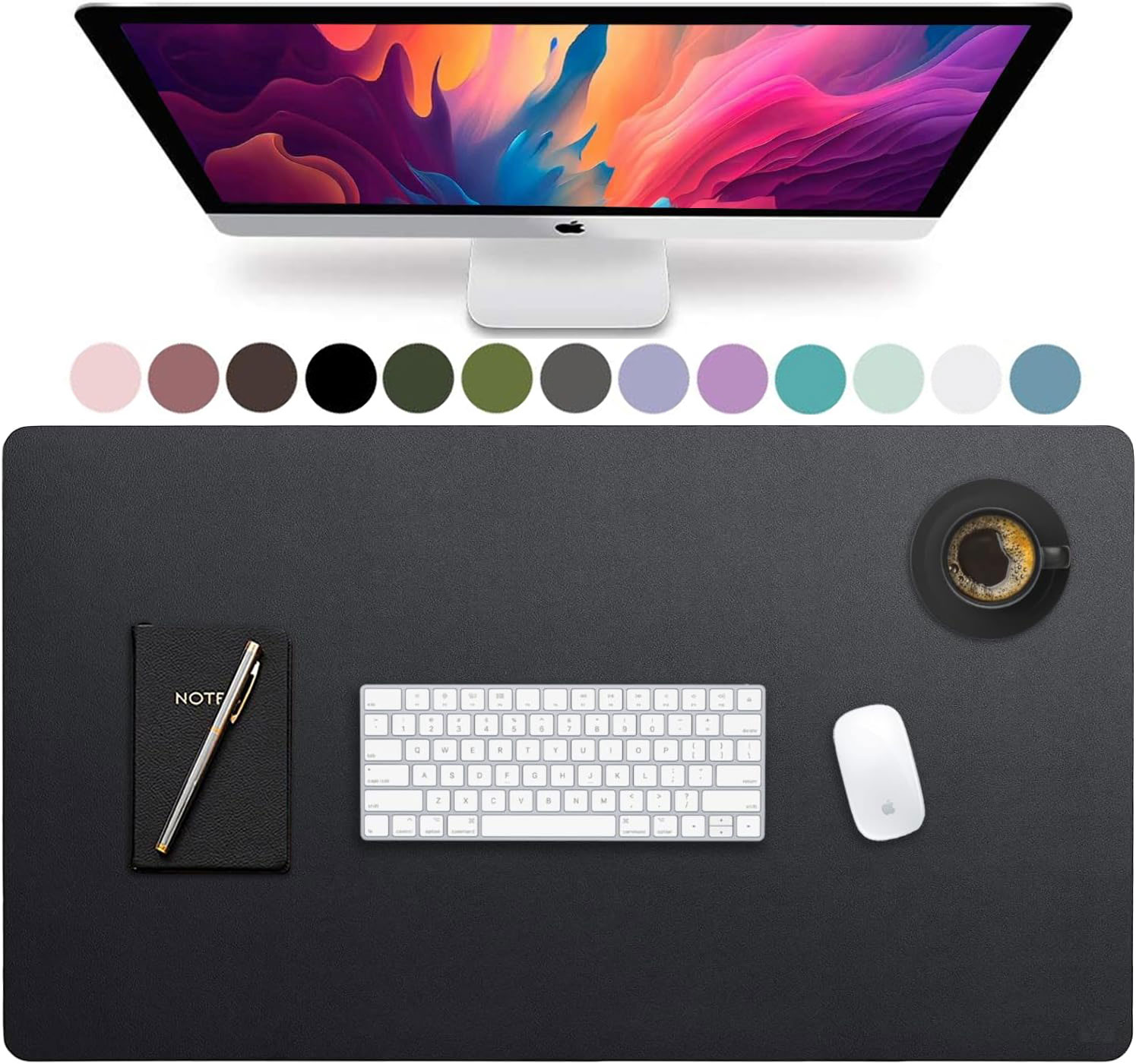 Large Size Leather Desk Pad,Of - Gaming Keyboard And Mouse Pad recension och pris