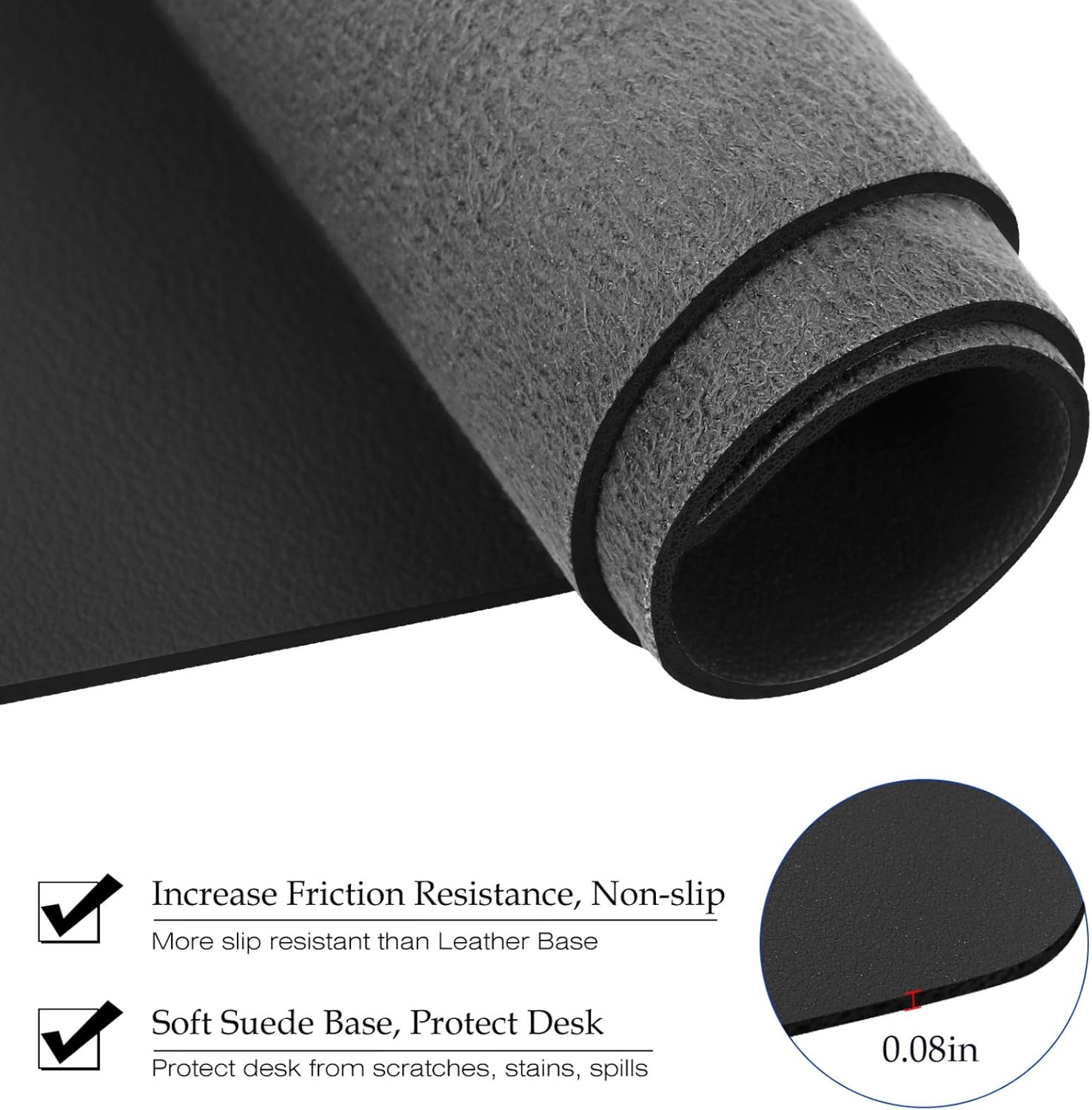 Large Size Leather Desk Pad,Of - Gaming Keyboard And Mouse Pad recension och pris