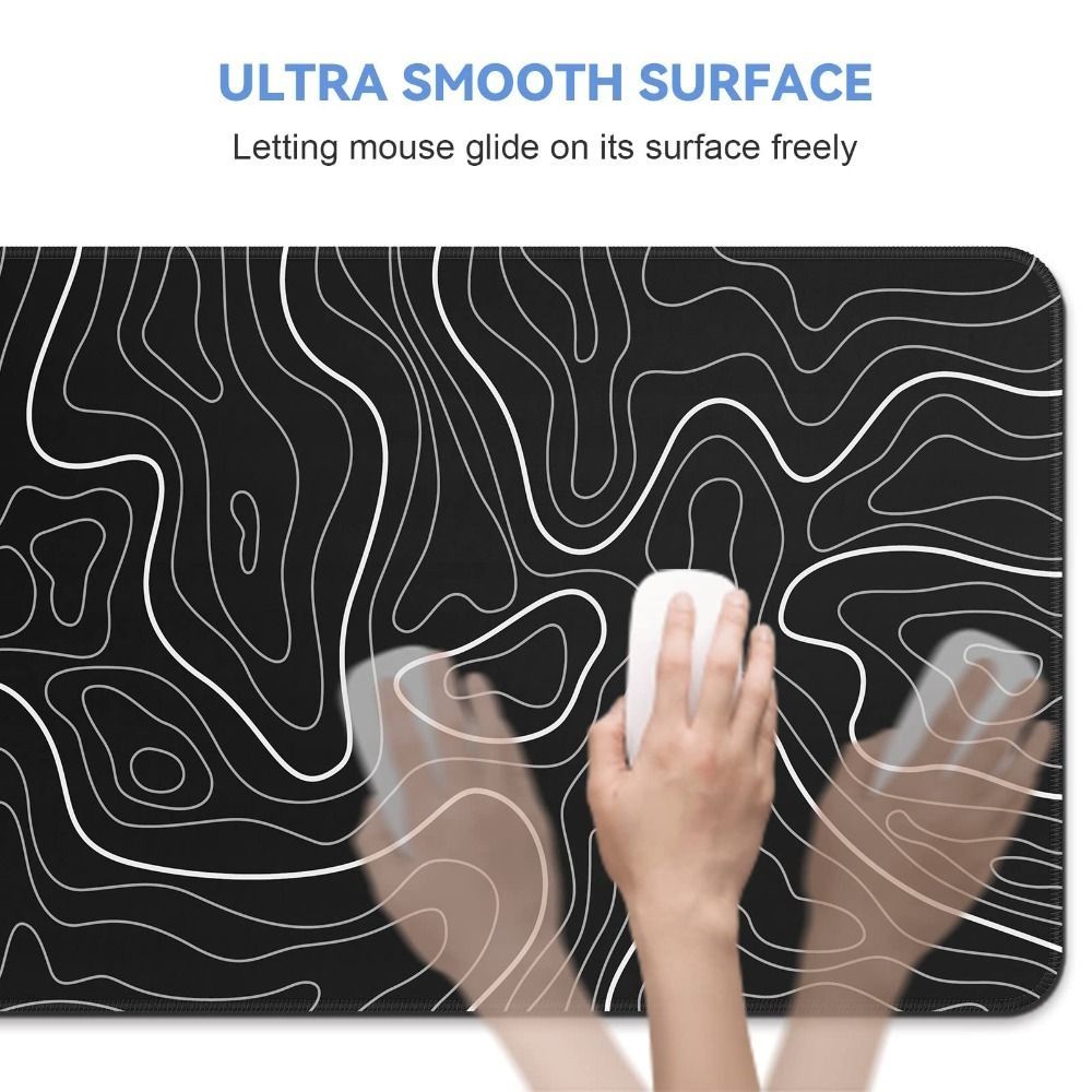 Professional Gaming Topographi - Gaming Keyboard And Mouse Pad recension och pris