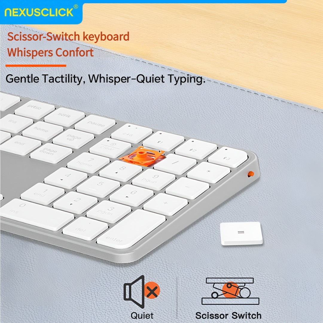 NexusClick Rechargeable Wirele - Gaming Keyboard And Mouse Combo Wireless recension och pris