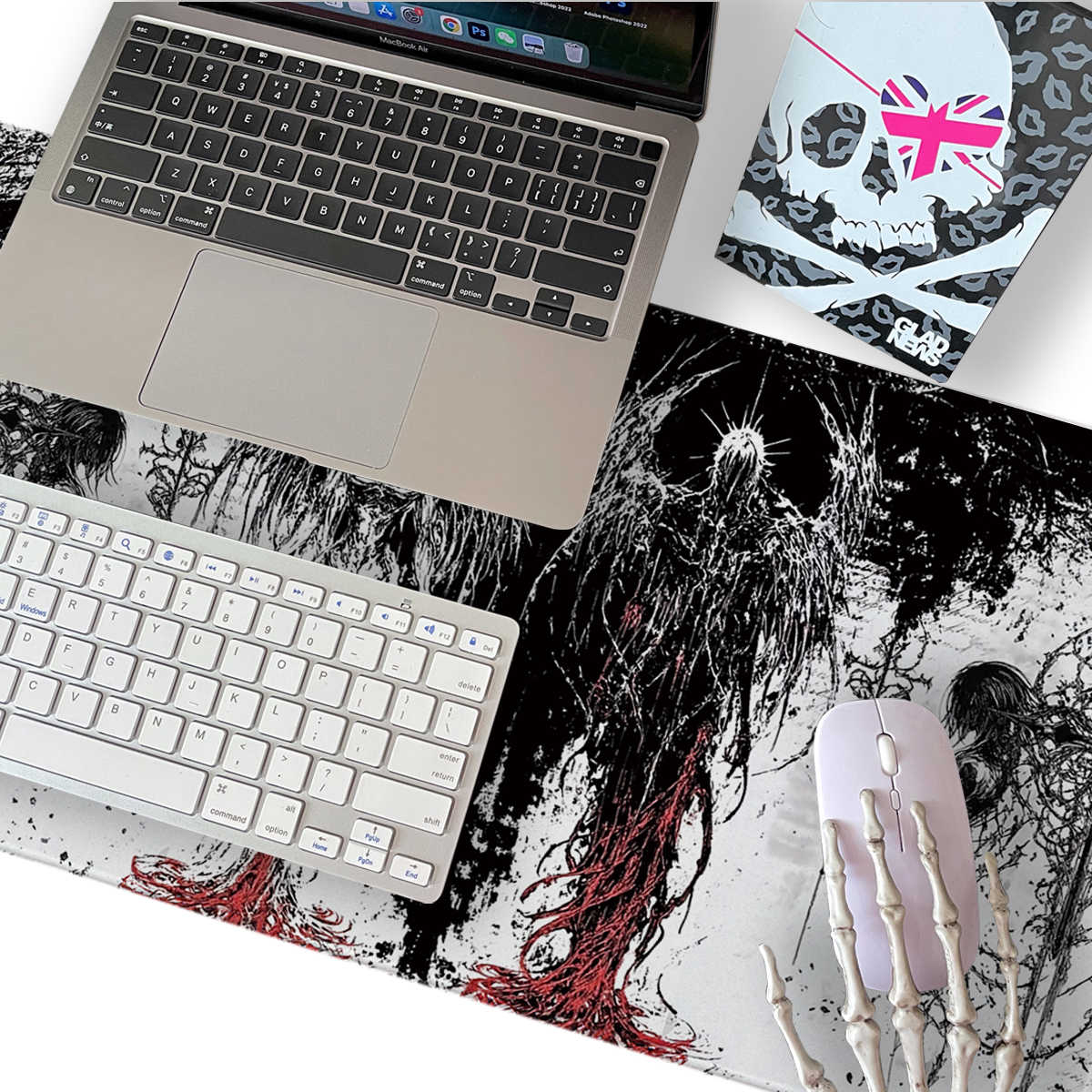 Dark Angel Art Design Large Si - Gaming Keyboard And Mouse Pad recension och pris