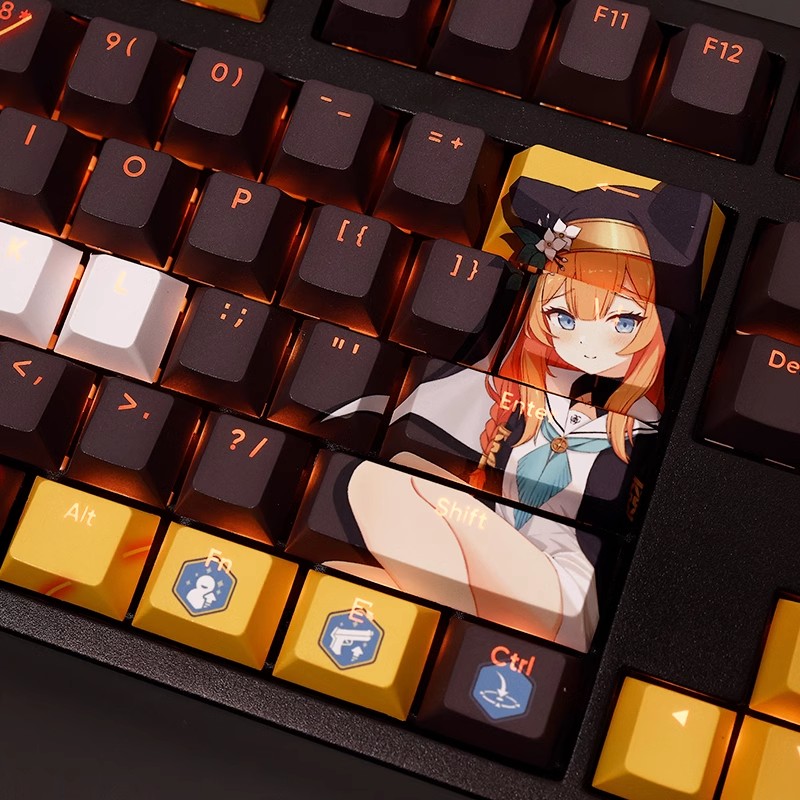 108 Keys/set Blue Archive Loch - Gaming Keyboard Blue recension och pris