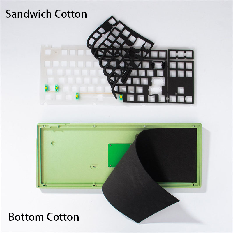 Mechanical Keyboard Sandwich C - Gaming Keyboard No Noise recension och pris