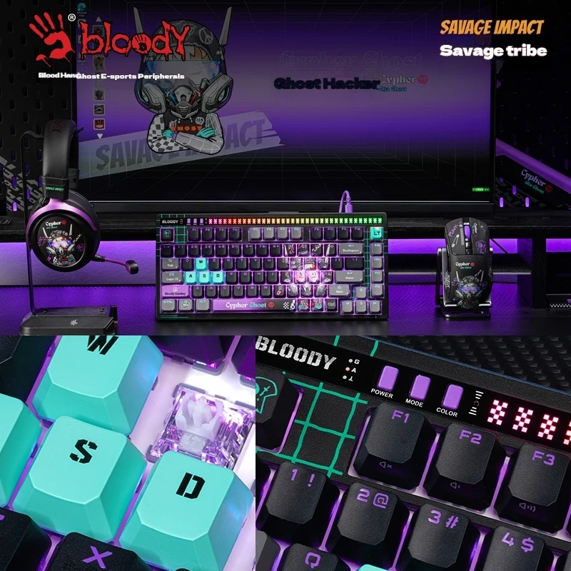 A4Tech Bloody Savage Impact AT - Gaming Keyboard No Noise recension och pris