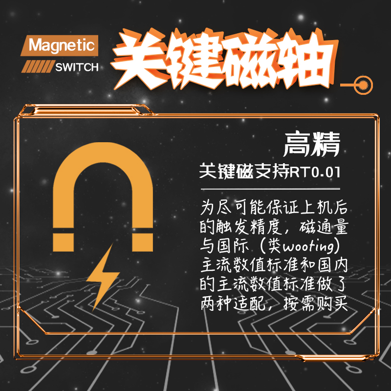 Duhuk Key Magnetic Switch High - Gaming Keyboard No Noise recension och pris