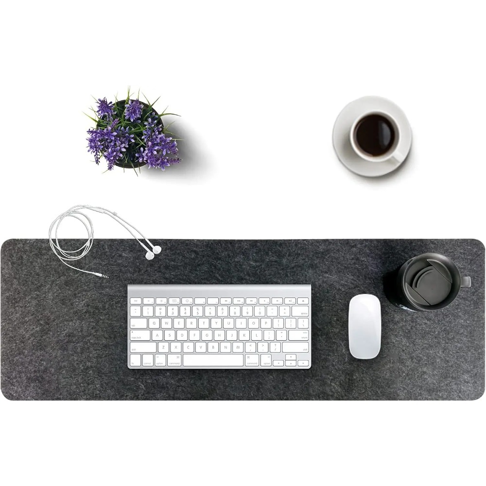 Felt Desk Mat Computer Mat for - Gaming Keyboard And Mouse Pad recension och pris