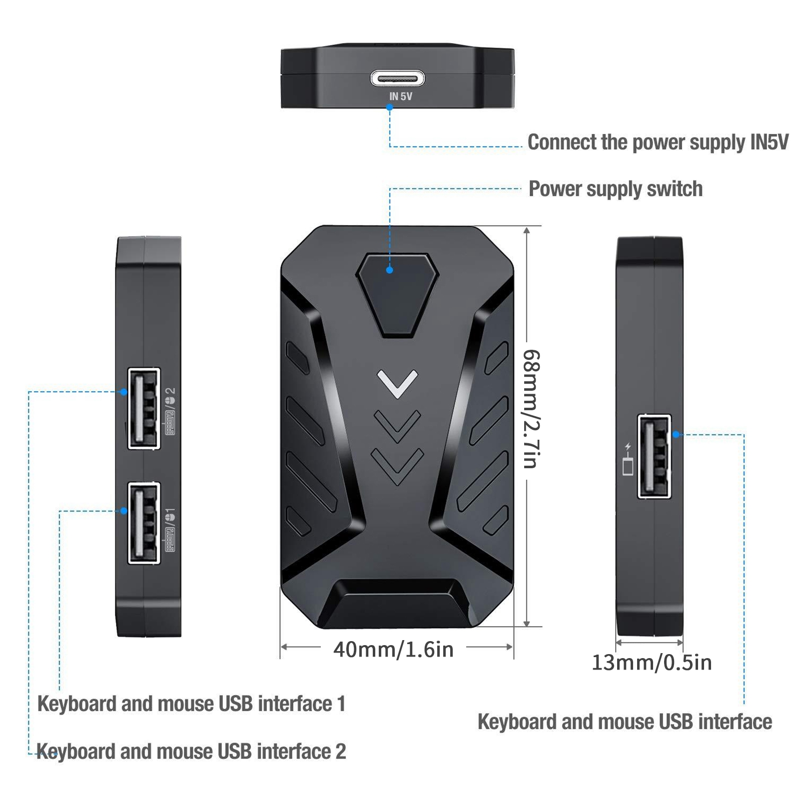Gaming Keyboard Mouse Converte - Gaming Keyboard And Mouse Converter For Mobile recension och pris