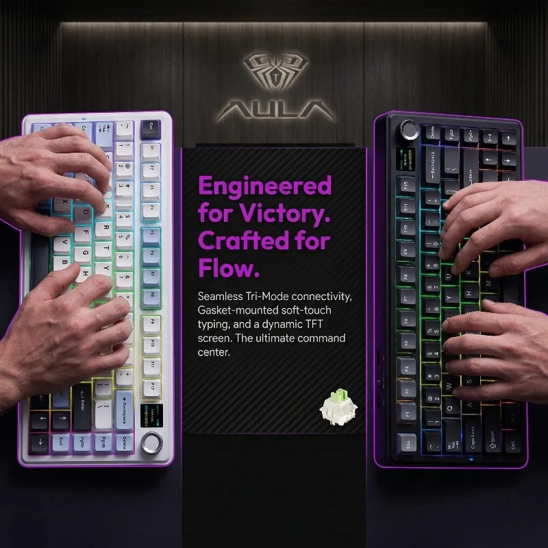 AULA F75 Max Mechanical Keyboa - Gaming Keyboard No Rgb recension och pris