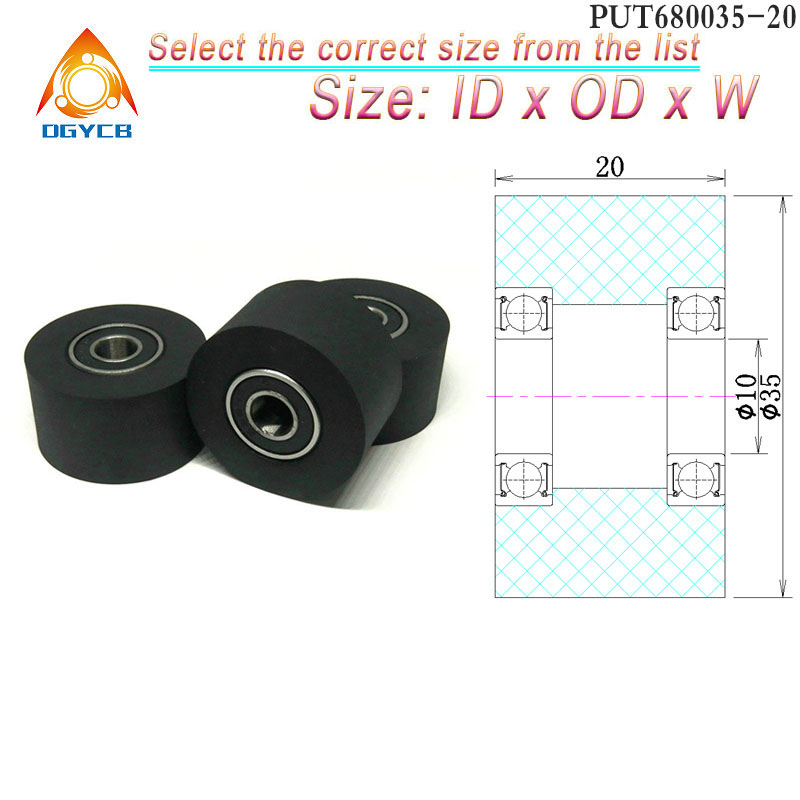 1pcs 10x30x20 Double Bearing P - Polyurethane Foam Sheet recension och pris