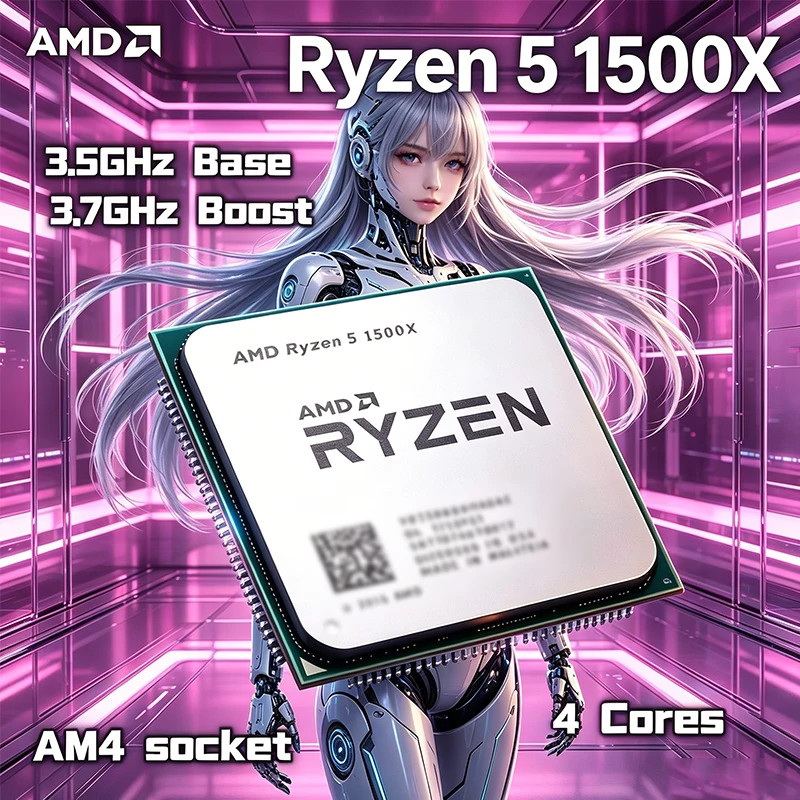 AMD Ryzen 5 1500X AMD R 5 1500 - Amd Cpu Ryzen 5 recension och pris