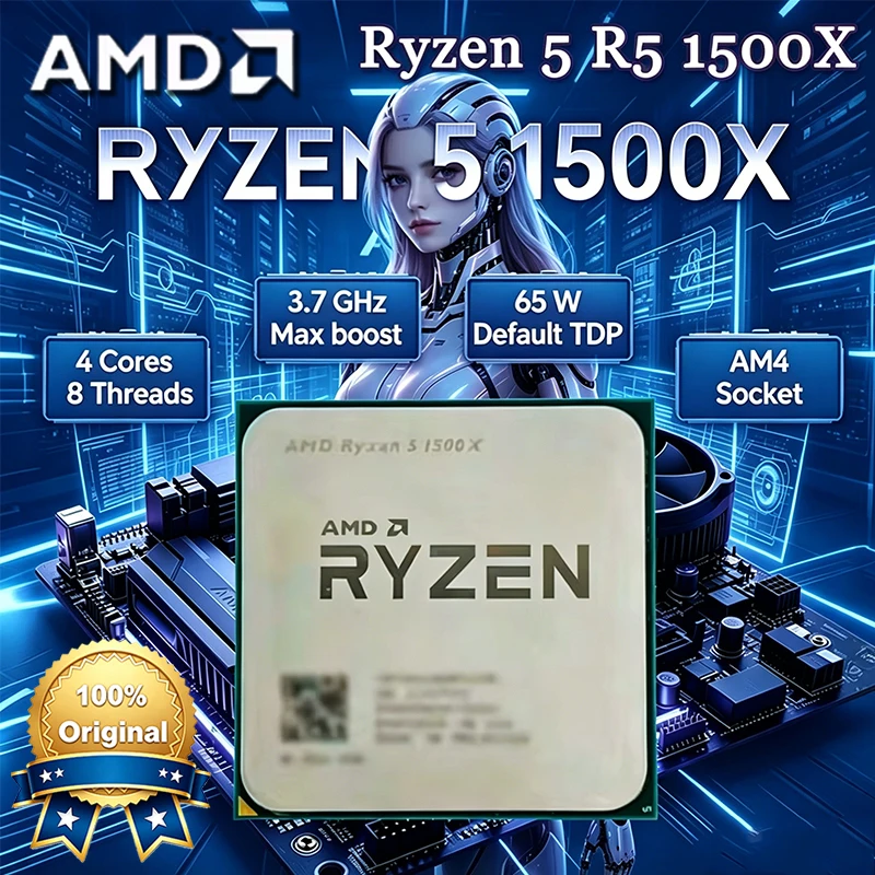 AMD Ryzen 5 1500X AMD R 5 1500 - Amd Cpu Ryzen 5 recension och pris