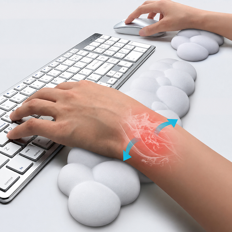 Mouse Pad With Wrist Rest Keyb - Keyboard Mouse Bundle Gaming recension och pris