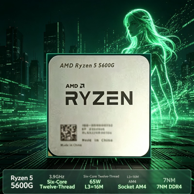 AMD Ryzen 5 5600G CPU Processo - Amd Cpu Ryzen 5 recension och pris