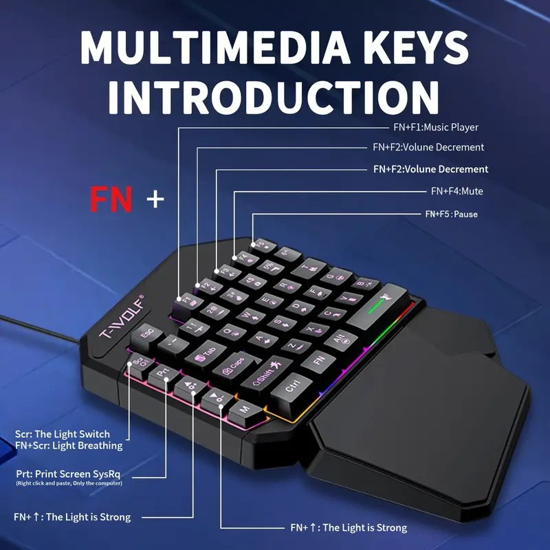 FocusOnPC TF900 2-in-1 Mobile  - Gaming Keyboard And Mouse Converter For Mobile recension och pris