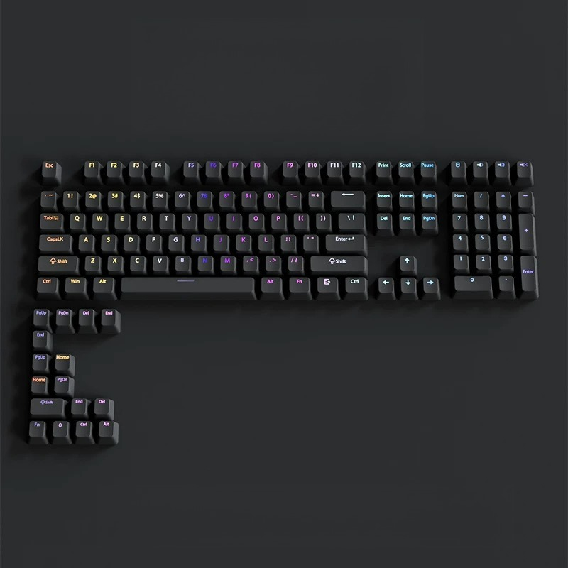 2026 New 133+ Keys Retro Black - Keyboard Gaming Black recension och pris