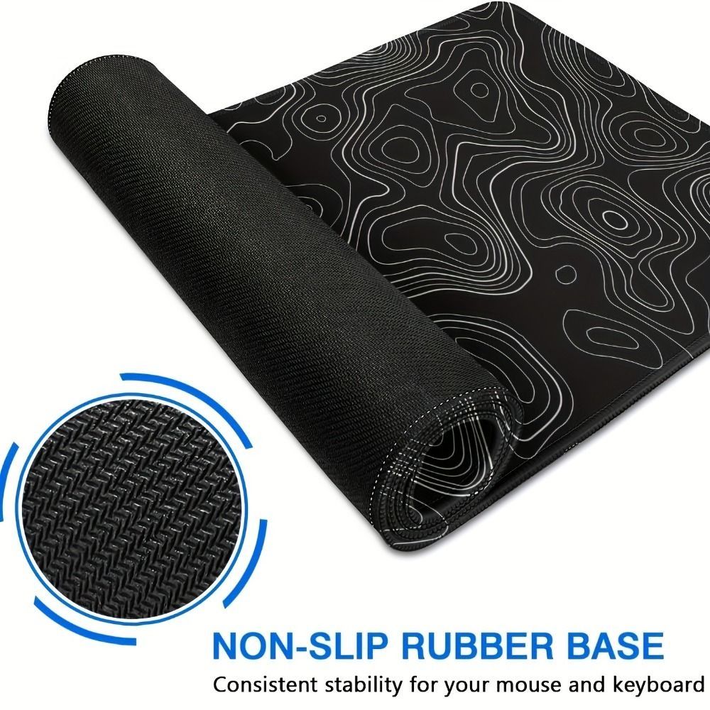 Professional Gaming Topographi - Gaming Keyboard And Mouse Pad recension och pris