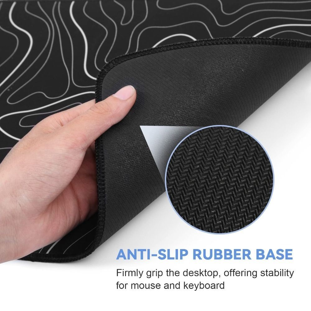 Professional Gaming Topographi - Gaming Keyboard And Mouse Pad recension och pris