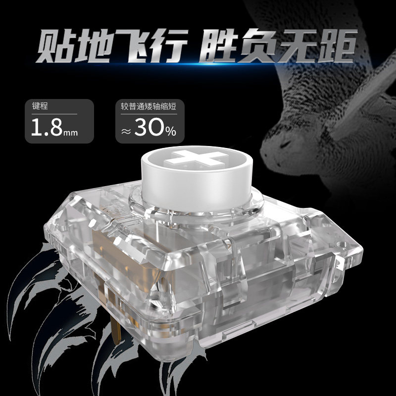 Kailh Choc White Owl Switch Mi - Gaming Keyboard Mini Mechanical recension och pris