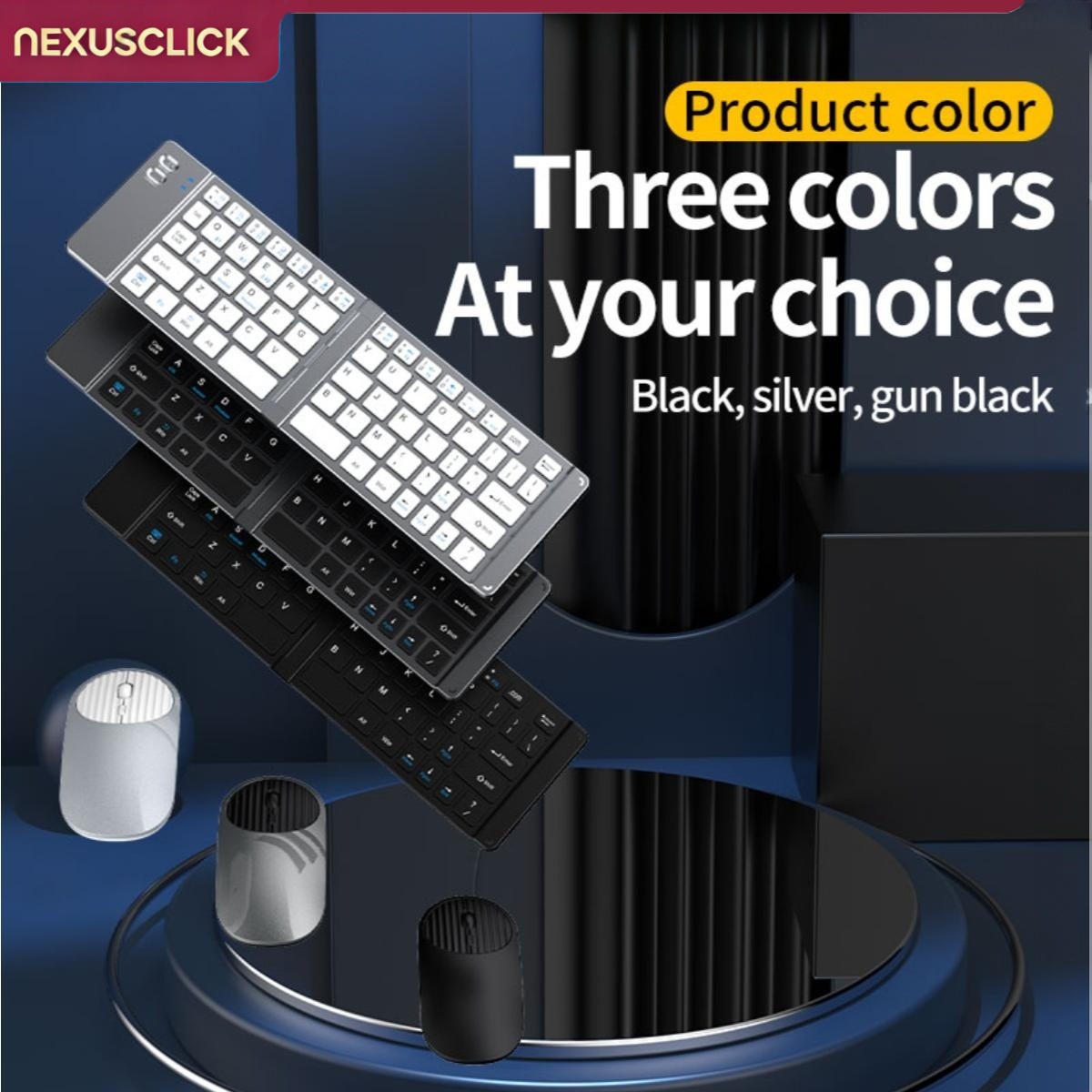 NexusClick New Mini Wireless B - Gaming Keyboard And Mouse Combo Wireless recension och pris