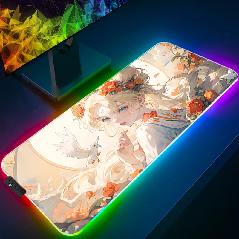 RGB Large Mouse Pad Gamer Keyb - Gaming Keyboard No Rgb recension och pris