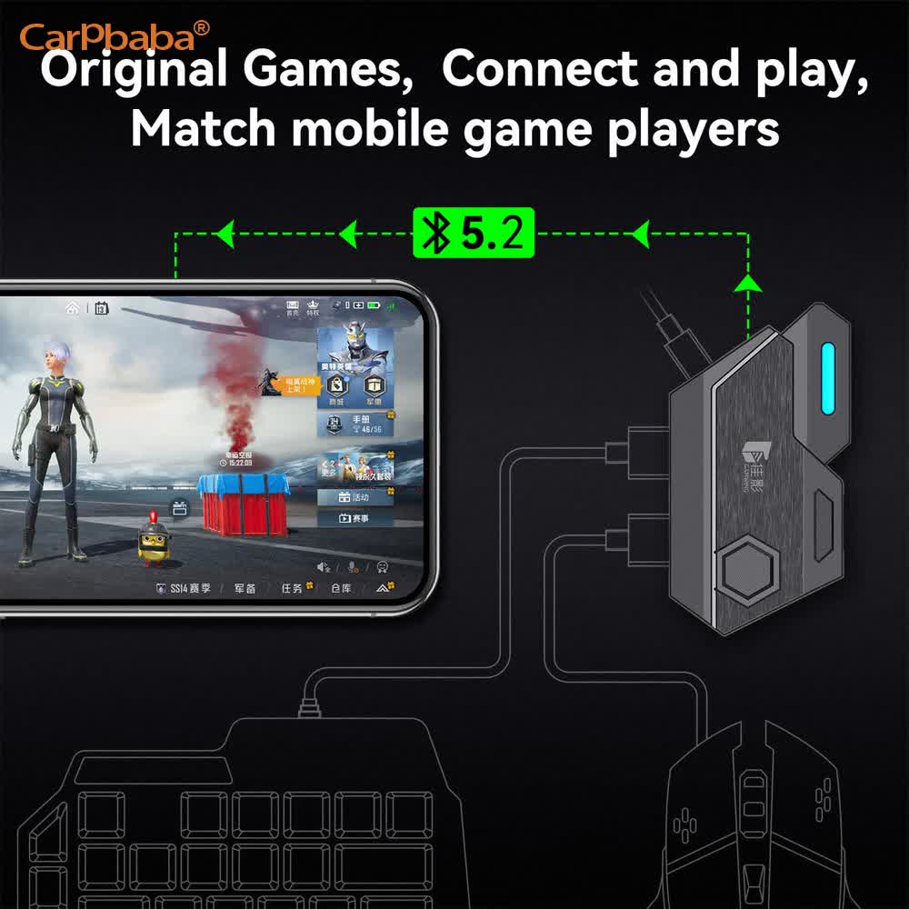 Mix SE/Lite Mouse & Keyboard C - Gaming Keyboard And Mouse Converter For Mobile recension och pris