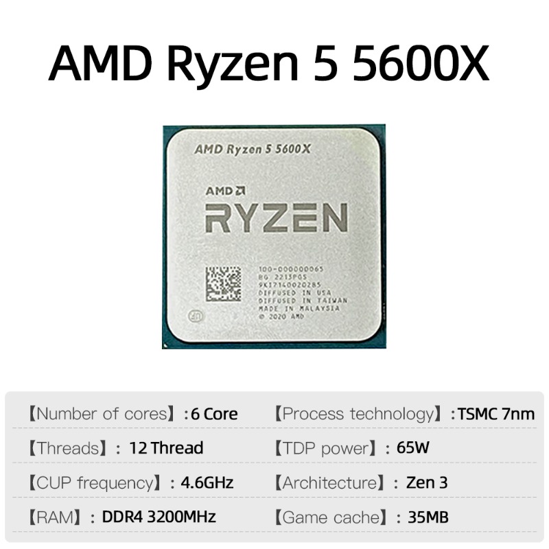 Gaming And Multi Task Processo - Amd Cpu Ryzen 5 recension och pris