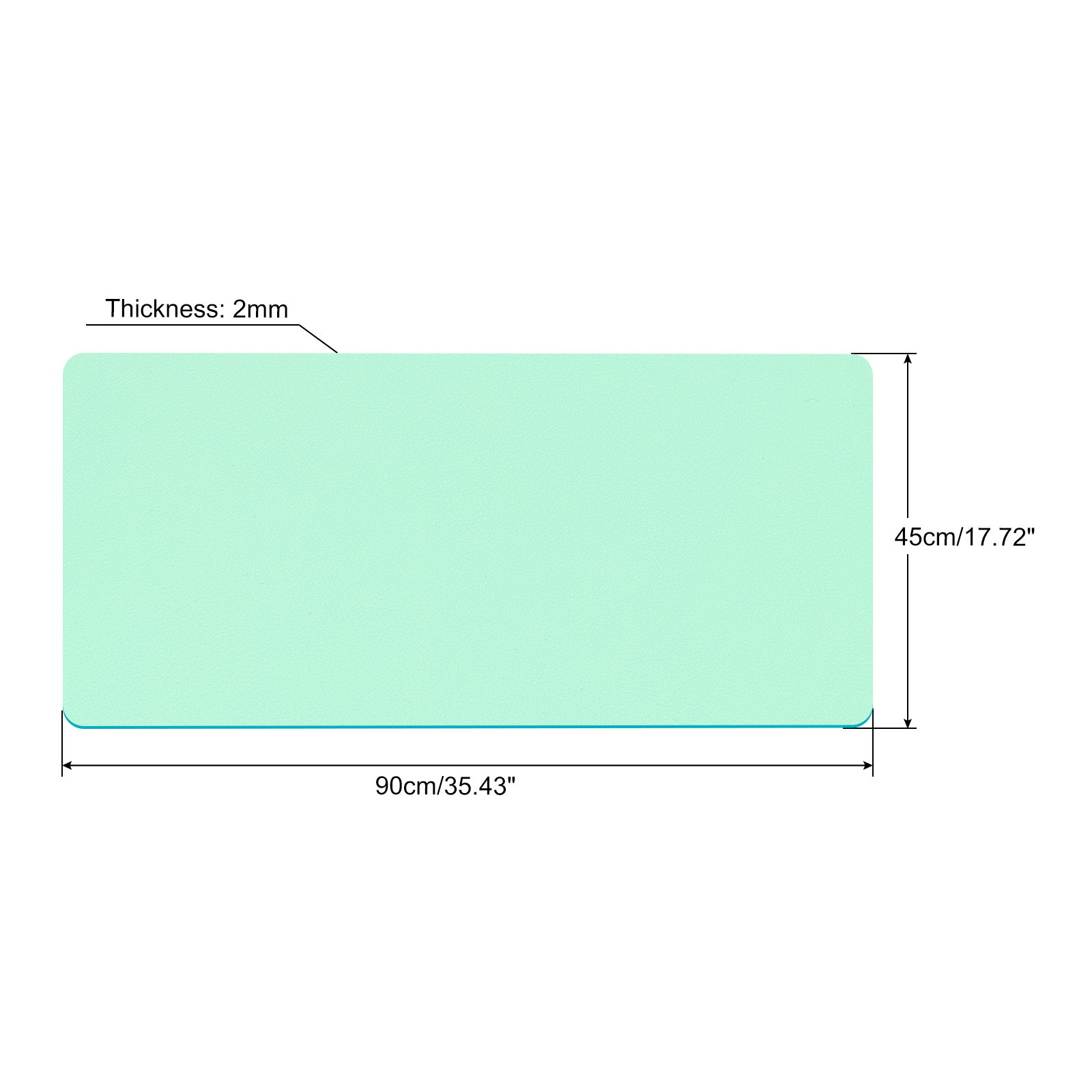 Office Desk Mat Protector PU L - Gaming Keyboard And Mouse Pad recension och pris
