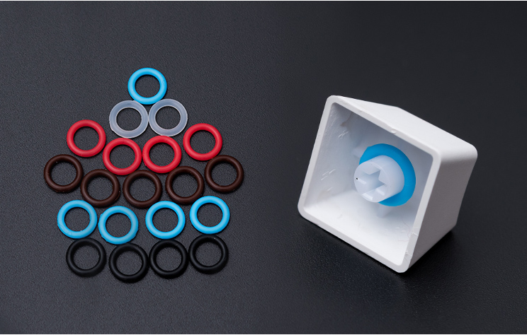 104pcs/pack Silent Ring Rubber - Gaming Keyboard No Noise recension och pris