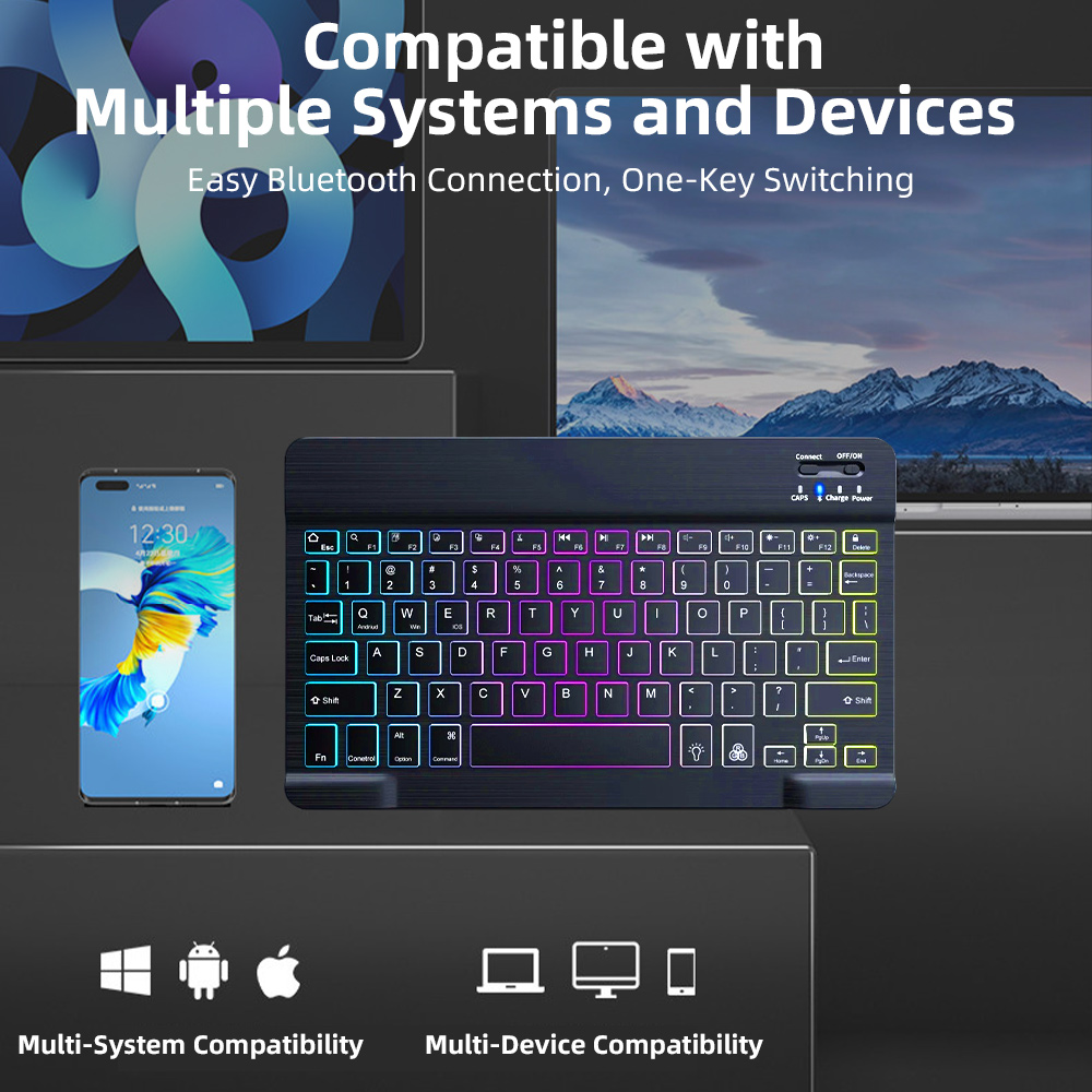 2026 Backlight Bluetooth Keybo - Gaming Keyboard And Mouse Combo Wireless recension och pris