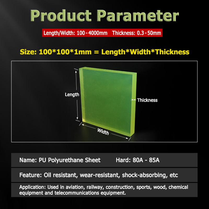 PU Polyurethane Sheet Transluc - Polyurethane Foam Sheet recension och pris
