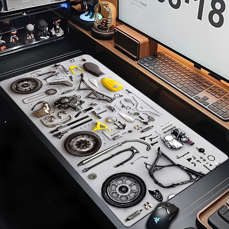 Disassembly Diagram Rubber Mou - Gaming Keyboard And Mouse Pad recension och pris