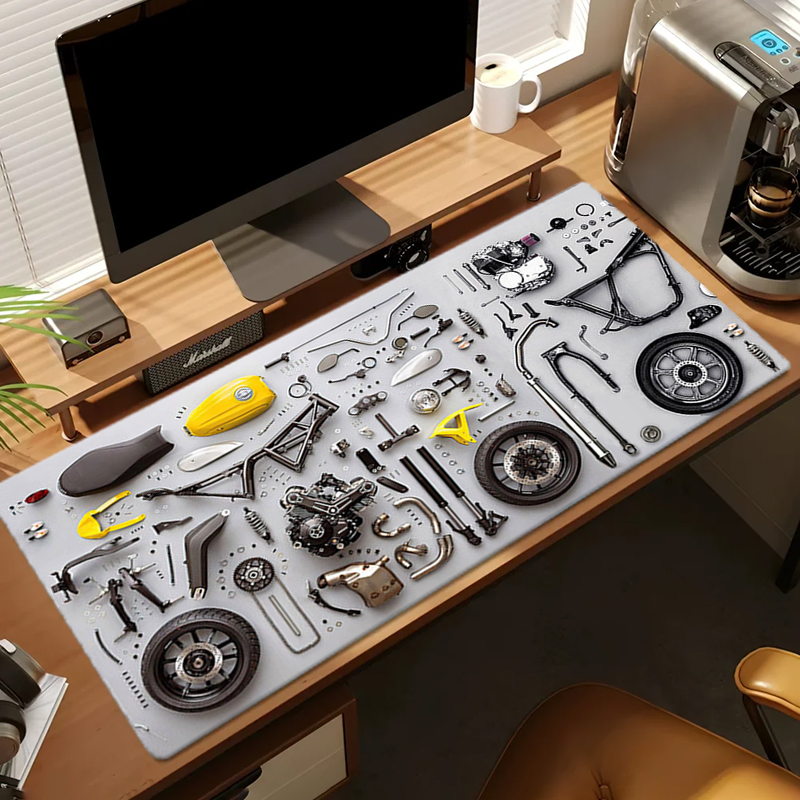 Disassembly Diagram Rubber Mou - Gaming Keyboard And Mouse Pad recension och pris