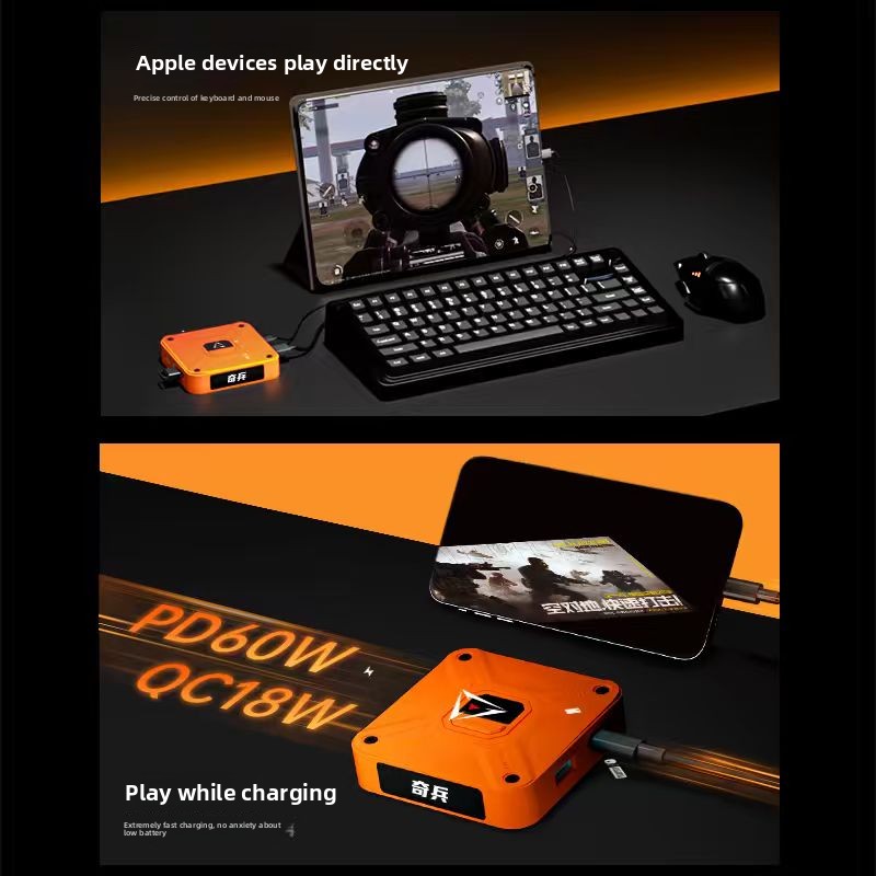 Aimzenix AX360M QiBing iOS Key - Gaming Keyboard And Mouse Converter For Mobile recension och pris
