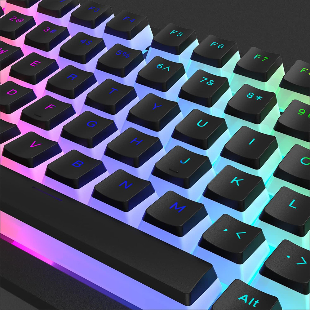 129 Keys Pudding Keycaps PBT D - Gaming Keyboard No Rgb recension och pris