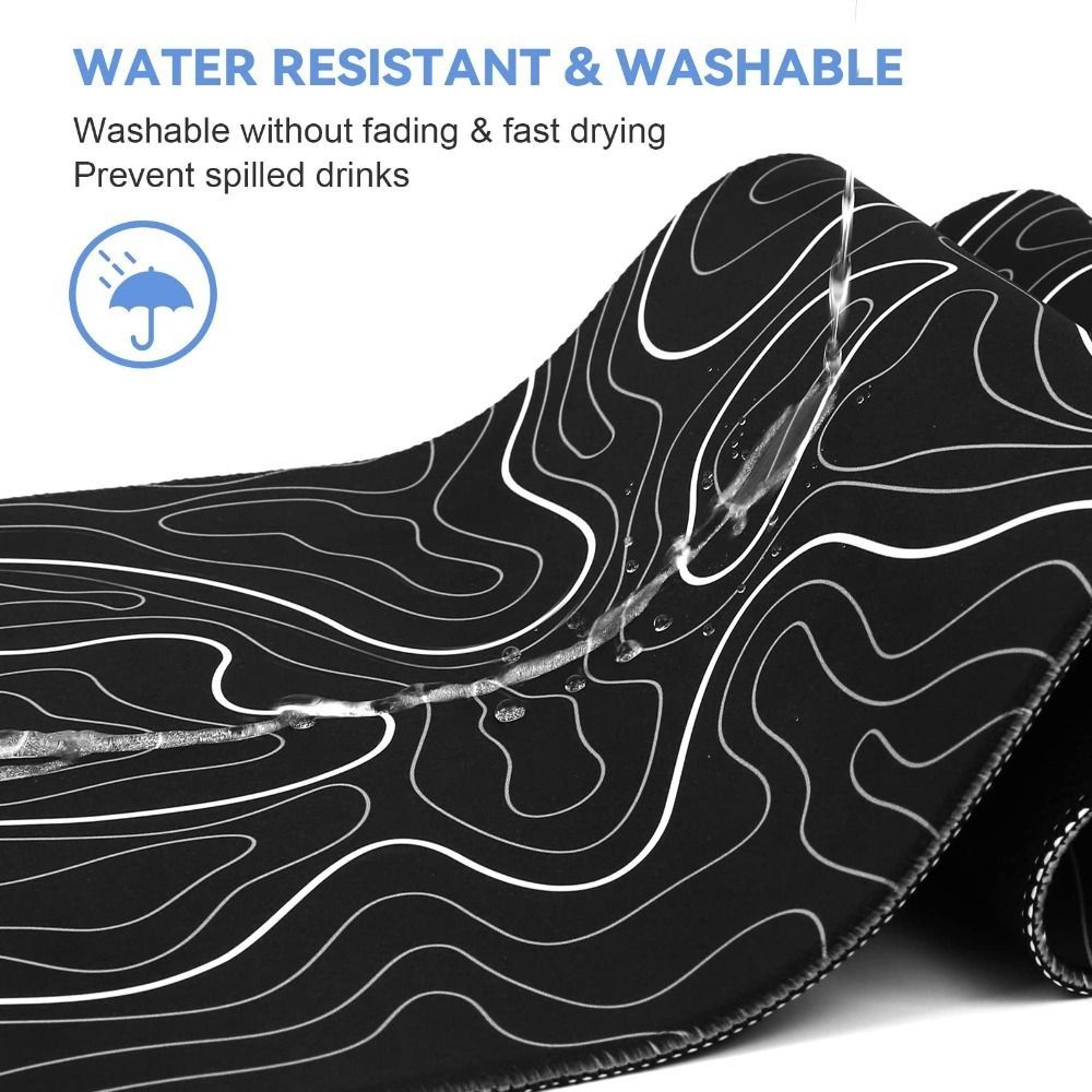 Professional Gaming Topographi - Gaming Keyboard And Mouse Pad recension och pris