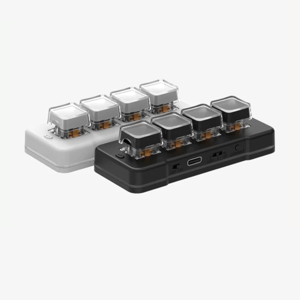 MK424Pro 4-Key Wireles Mini Ke - Gaming Keyboard Mini Mechanical recension och pris