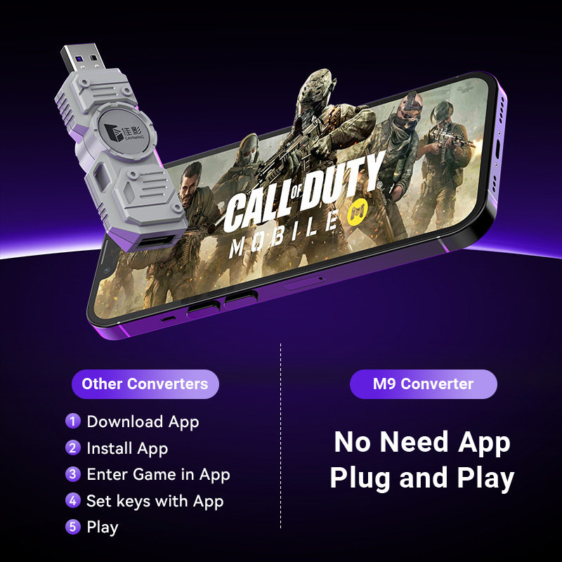 Mobile Games Converter Kit Mob - Gaming Keyboard And Mouse Converter For Mobile recension och pris